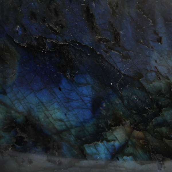 Labradorite lucidata, campione di roccia decorativa