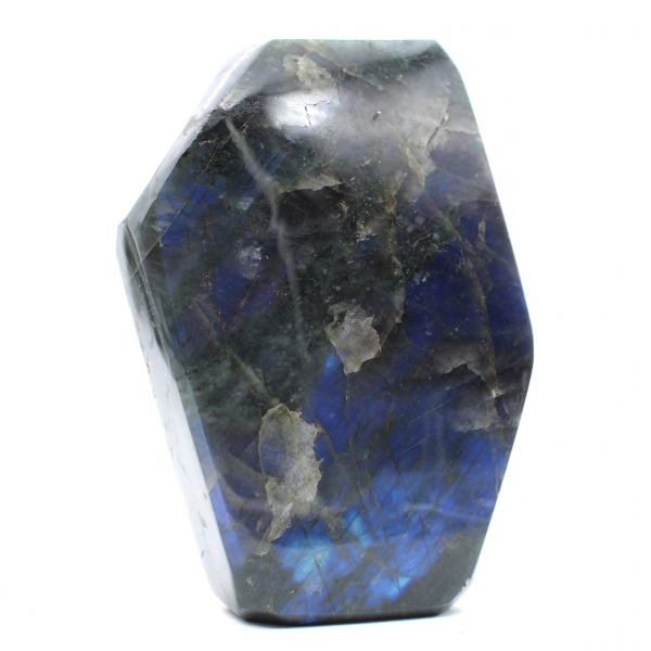Grande labradorite lucidata, roccia minerale eccezionale