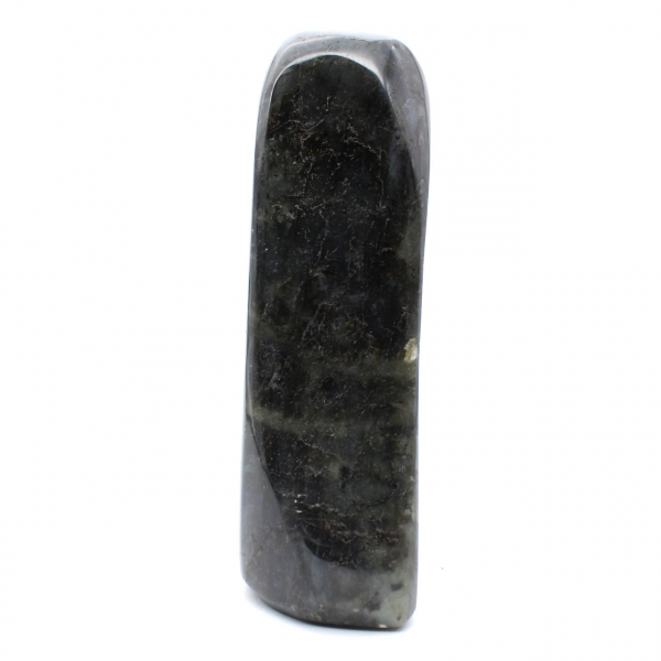 Ornamento in labradorite lucidata, pietra naturale da collezione