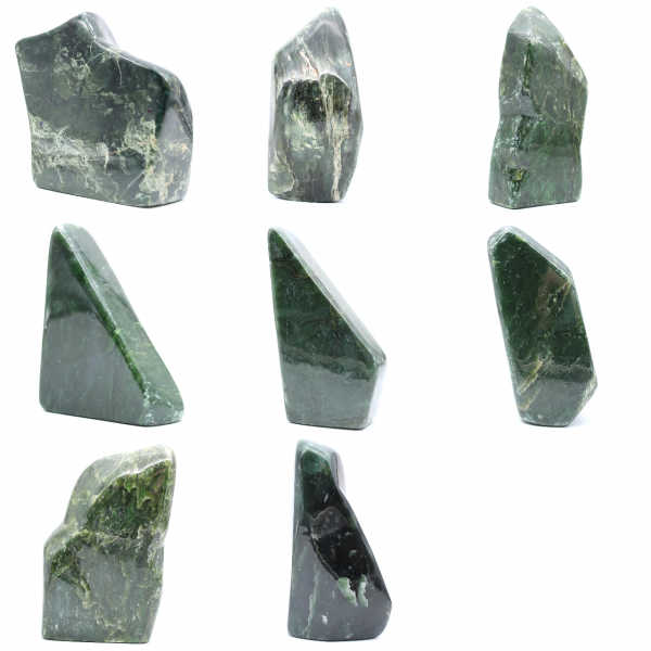 Nephrit-jade zum posieren