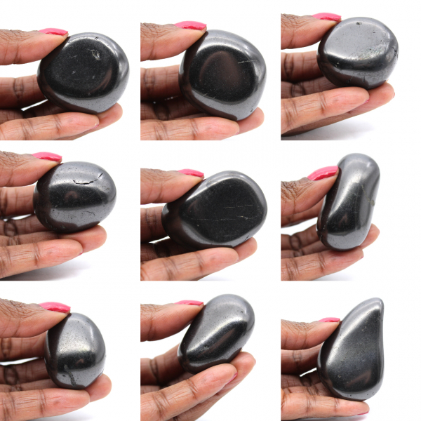 Pierre polie en shungite