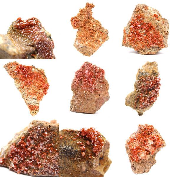 Vanadinite cristalisée