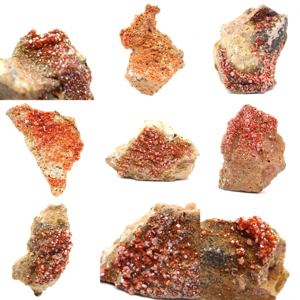 Vanadinite cristalisée