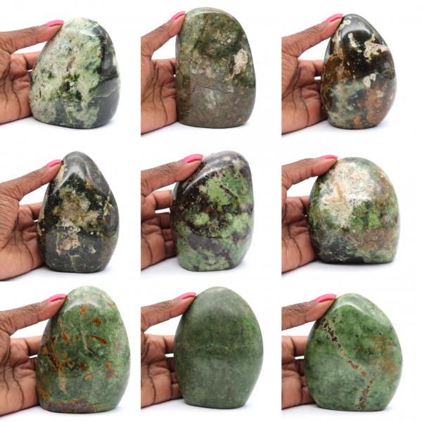 Forme libre de Chrysoprase