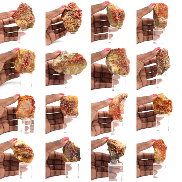 Vanadinit-Steinkristalle