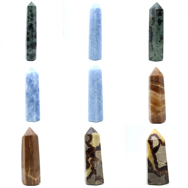 blaues Calcit-Prisma