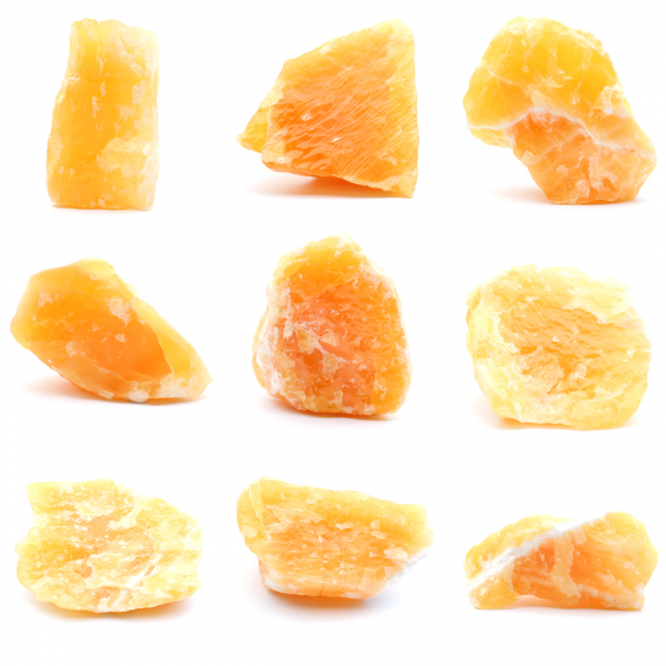 Orangencalcit aus mexiko