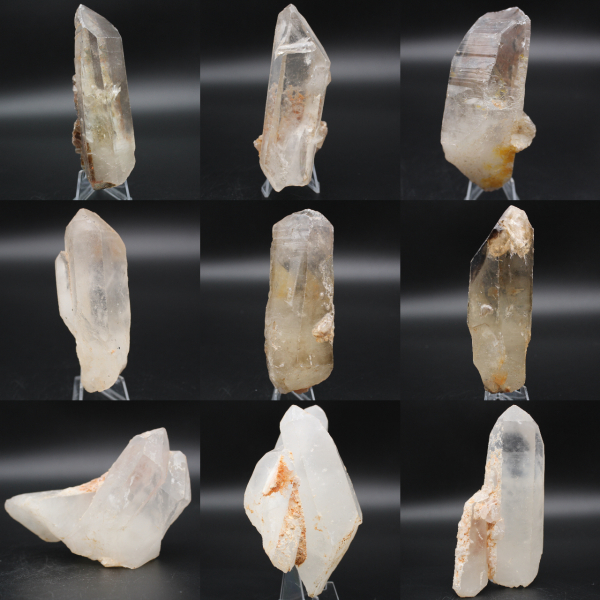 Prisme naturel de quartz de Madagascar